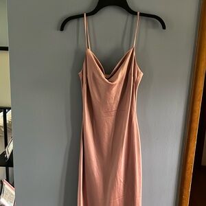 Express Satin Midi Dress